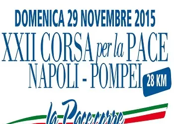 DA NAPOLI A POMPEI SI CORRE PER LA PACE CON I CRONOMETRISTI A MISURARE IL TEMPO